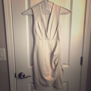 Lulus Cream Cocktail Dress